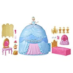 Disney Princess F1386 Secret Styles Cinderella Story Skirt, Playset with Doll, Clothes and More, Multicolor, Toy for Girls 4 Years and Up