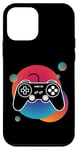 Coque pour iPhone 12 mini Manette de jeu rétro « Game-On »