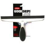 OXO Good Grips Stainless Steel Squeegee with Suction Cup Holder Window Cleaning