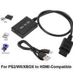 1080P Display Monitor For PS2 to HDMI-compatible Converter Adapter N64 to HDTV