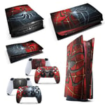 Playstation 5 PS5 Disk Konsol Skin Vinyl Cover Decal Stickers + 2 Controller Skins Set