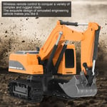 1:24 RC Engineering Van Remote Control Excavator Metal Children Toy Model BGS