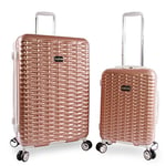 Bebe, Set de Bagages Mixte Adulte, Rose Gold (Rose) - BE-PC-8400-2-RSGD