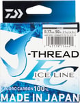 Daiwa J-Thread Fluorocarbon Ice lina natural clear 0.150 mm x 50 m