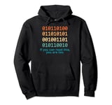 Computer Binary Code Coding Programmer Coder Developer Geek Pullover Hoodie