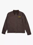 Deus ex Machina Super Stitious Bomber Jacket, Chocolate Brown