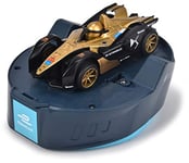 Dickie Toys 203165000 Formula E Mini, RC Racing Car with 2 Channel Radio, 6 km/h, Remote Control Includes Charging Cable for Vehicle, 3 Different Models, Random Selection, from 3 Years, Gold, Black