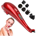 Elektrisk Dolphin Massager Ryggmassage Hammer Vibration Infraröd Stick Roller Cervical Body Massag Type B