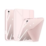 Coque pour iPad Mini 6 (8,3" modèle 2021) avec Porte-Stylo, Coque de Protection Transparente en TPU avec Porte-Stylo, Coque Transparente Prend en Charge Le Chargement de l'iPencil 2e génération,