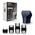 Panasonic ER-CHC1 Multishape Modular Personal Care System, Hair Clipper Head Attachment, 15 Length Settings, 4 Comb Attachments, Black