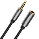 2M Rallonge Prise Jack Pour Casque Audio Aux 3,5Mm Jack Ctia 4 Broches Trrs Câble De Rallonge Audio Stéréo Pour Microphone Metal Plug Pc Téléphone Mobile Smartphone Tablette Récept[VID061318]