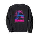 Marvel Morbius The Living Vampire Neon Comic Portrait Sweatshirt