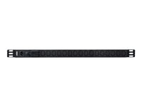 Aten Basic Pdu Pe0116sg 0U/1U - Strømfordelerenhet (Kan Monteres I Rack) - Ac 100-240 V - 2400 Va - Inngang: Iec 60320 C14 - Utgangskontakter: 16 (16 X Iec 60320 C13) - 3.05 M Kabel