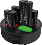 Venom Xbox Rechargeable Battery 4-Pack with Charging Dock - 2880mWh / 1200mAh (Xbox Series X & S/Xbox One)