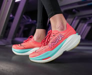 Hoka W MACH X 2 Grapefruit / Electric Coral, US 5.5 / EU 36 2/3