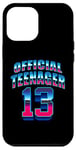 iPhone 14 Plus 13 Years Old Official Teenager 13 Vintage 80s 13rd Birthday Case