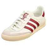 adidas Jeans Mens White Red Casual Trainers - 10 UK