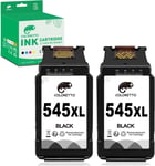 PG-545XL Cartouches d'encre Remplacement pour Canon 545 XL Noir Pixma MG2550 MG2555 MG2950 MG3050 MG2450 MX495 MX490 TS3350 TS3150 TS3450 TS3151 TS3355 TS3352 TR4550 TR4551 iP2850 Imprimante