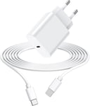 30W Usb C Chargeur Pour Iphone Pour Apple 14/14 Plus / 14 Pro / 14 Pro / 13/12 Type C Pd 3.0 Charge Rapide Et Alimentation Adaptateur[L368]