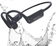 Casque Conduction Osseuse Natation IP68 Etanche Ecouteur Piscine Natation Bluetooth 5.4,Casque sans Fil avec Lecteur MP3 32 Go et Micro Intégré pour Le Sport,La Natation,La Course à Pied