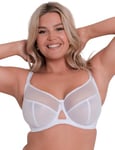 Curvy Kate Womens Victory 4 Part Balcony Balconette Bra, White, 36J UK