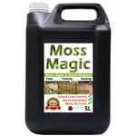 5l Moss Magic - Moss, Algae & Mould Remover/killer (patio,path,garden & More)