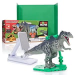 WOW! STUFF - Jurassic World MovieMates Dinosaur Toys Giganotosaurus Action Figure Hyper Articulated and App Official Jurassic World and Dominion Dinosaur Toys for Kids Aged 5 Plus