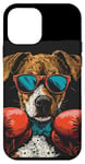 Coque pour iPhone 12 mini Événement de combat amusant avec ce costume de chien de boxe amusant