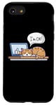 iPhone SE (2020) / 7 / 8 I'm OK Cat Office Laptop Workers Case