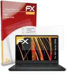 atFoliX 2x Film Protection d'écran pour MSI Vector GP66 mat&antichoc