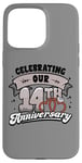 iPhone 15 Pro Max 14th Wedding Anniversary Celebrating 14 Years Matching Gift Case