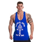 Gold's Gym GGVST003 Men's Muscle Joe Premium Stringer Vest, Royal Blue, XXL