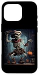 iPhone 16 Pro Troll Scarecrow in a Haunted House Halloween Case