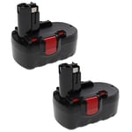 2x Battery for Bosch PSR 18 VE-2 PSB 18 VE 2 GST 18 V 3.3Ah 18V