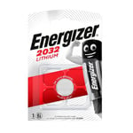 Energizer CR2032 3V Lithium Knappecellebatteri - Kompatibelt med AirTag - Sølv