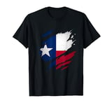 Proud Texan Shirts | TX State Torn Ripped Texas Flag T-Shirt