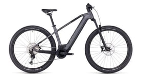 Vtt electrique semi rigide cube reaction hybrid race 750 shimano deore xt 12v 750 wh 29   gris metal 2023