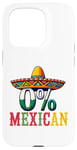 Coque pour iPhone 15 Pro 0% Mexicain Cinco De Mayo Fiesta Sombrero Funny Party