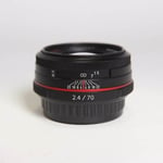 Pentax Used HD Pentax-DA 70mm f/2.4 Limited Lens Black