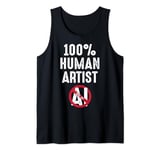 100% Human Artist Tank Top