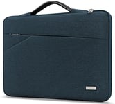 TECOOL 16 Pouces Housse Ordinateur Portable pour 16 Pouces MacBook Pro 16 M1 M2 2019-2023, MateBook D16, ThinkBook/Yoga 16, Inspiron 16, Vivobook 16 Pochette Antichoc Imperméable Sacoche, Bleu Denim