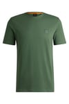 BOSS Mens T-Shirt Open Green L