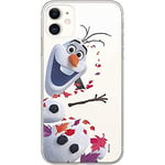 ERT GROUP Coque de téléphone Portable pour Apple Iphone 11 Original et sous Licence Officielle Disney Motif Olaf 003 Parfaitement adapté à la Forme du téléphone Portable, partiel imprimé