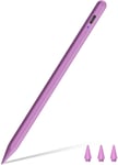 Pencil 2Ème Génération (10 Min Charge Rapide), 2024 Professionnel Stylet Pour Ipad Avec Rejet Paume & Sensibilité Inclinaison, Stylet Pen Pour Ipad 6-10, Air 3-5, Mini 5-6, Pro 11"" 1-4, 12"" 3-6