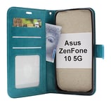 Crazy Horse Wallet Asus ZenFone 10 5G (Turkos)