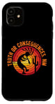 Coque pour iPhone 11 Truth or Consequences New Mexico Kokopelli Design vieilli