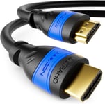 6M Câble Hdmi 2.0A/B - Haute Vitesse Avec Ethernet - Uhd 2160P 4K@60Hz 4 4 4 Hdr Hdcp 2.2 Arc Cec Ethernet 3D Full Hd 1080P Dolby - Noir