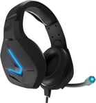 Casque De Jeu Pour Pc Et Consoles De Jeu Ps5, Ps4, Xbox Series X | S, Xbox One, Nintendo Switch Et Google Stadia - Son Stéréo Avec Micro Antibruit - Hornet Rxh-20 Édition Abyss