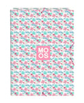 MOOS FLORES - Chemise Folio avec 3 rabats, idéal pour enfants de différents âges, confortable et polyvalent, qualité et résistance, 26 x 36,5 cm, couleur multicolore, multicolore, Estándar,