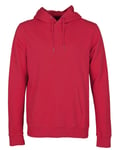 Colorful Standard Organic Cotton Hooded Sweat - Scarlet Red Colour: Scarlet Red, Size: Small